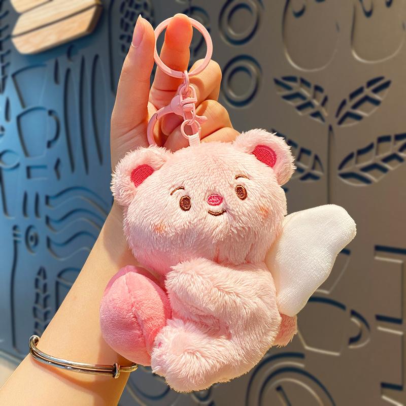 

Креативный Милый Брелок Медведь Масло Каваи Мультяшные Куклы Подвеска Брелок Украшения для Рюкзака Аксессуары Подарки для Пары