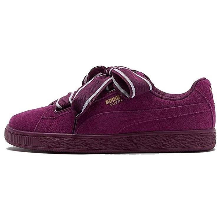(WMNS) PUMA Suede Heart Satin 2 Dark Purple Women s 364084-02 EU 36