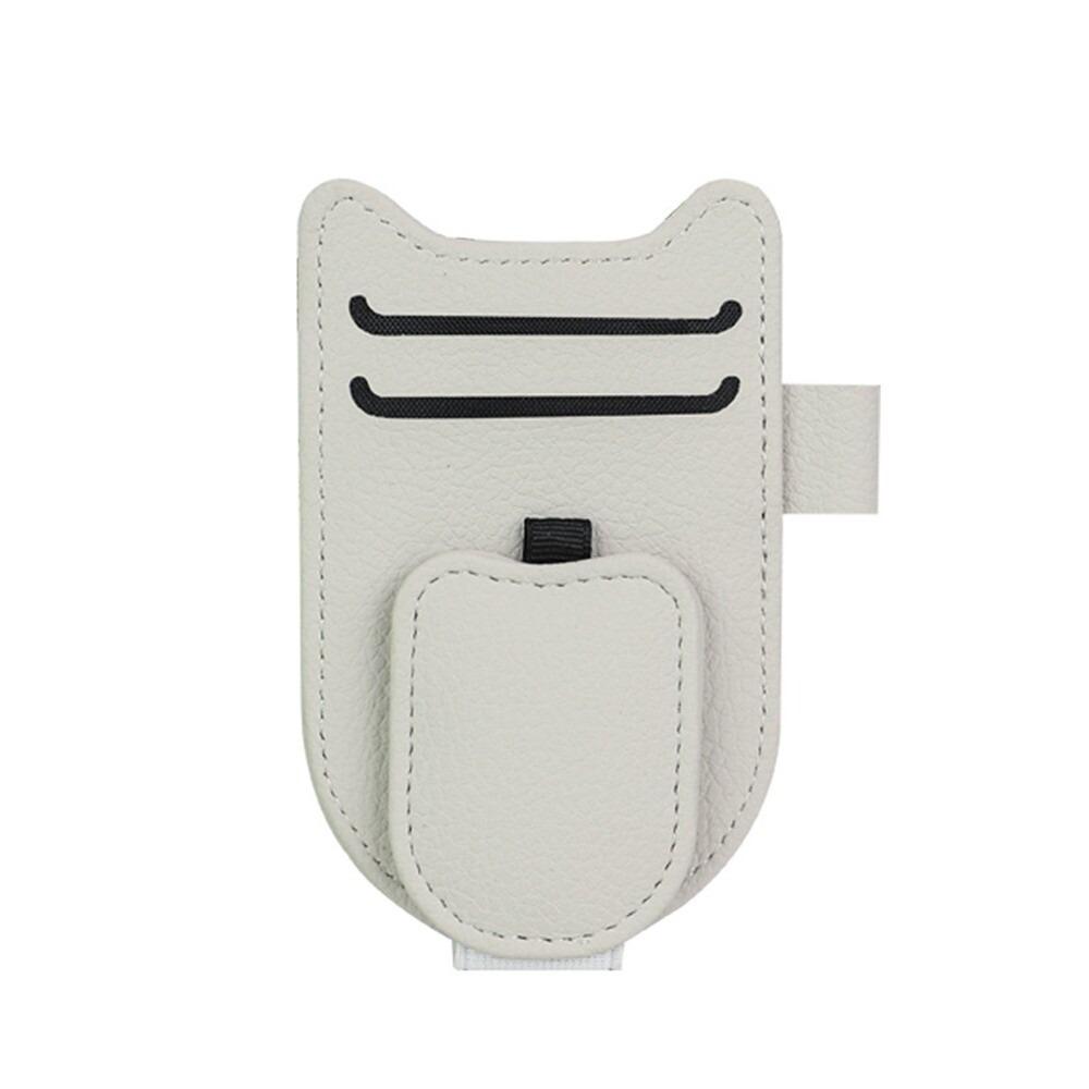 Car Sun Visor Glasses Holder Magnetic Eyeglasses Hanger Clip Sunglasses Holder