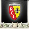 RC Lens Logo Wall Tapestry Aesthetic Wall Hanging Printed Fabric Blanket Decorative Tapestries for Bedroom Living Room Home Decor