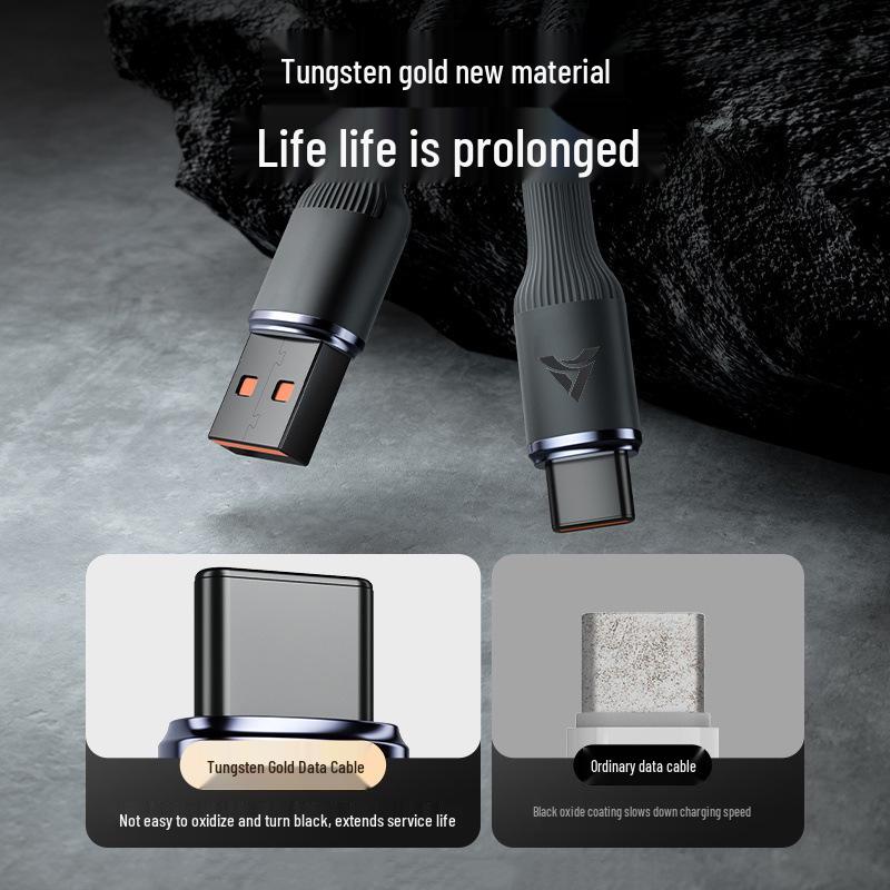 3m Braided 120W Fast Charging Type-C Cable for Huawei Honor 6A