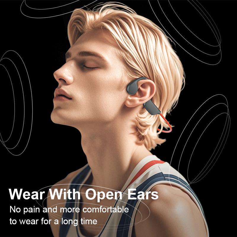 Cross-border X7 Bone Conduction Bluetooth Headphones: Painless In-Ear for Long-Wear, Open-Ear Sports, Running, and Swimming.