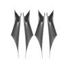 Car Styling Door Inner Handle Cover Decorative Sticker for BMW 5 Series G30 G31 Carbon Fiber Pattern Interior