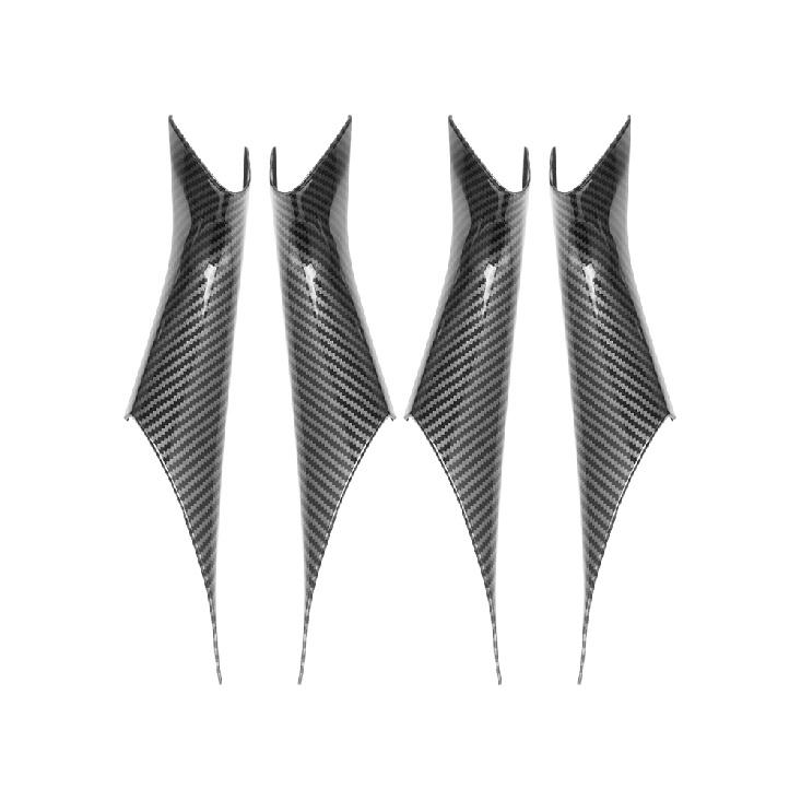 Car Styling Door Inner Handle Cover Decorative Sticker for BMW 5 Series G30 G31 Carbon Fiber Pattern Interior
