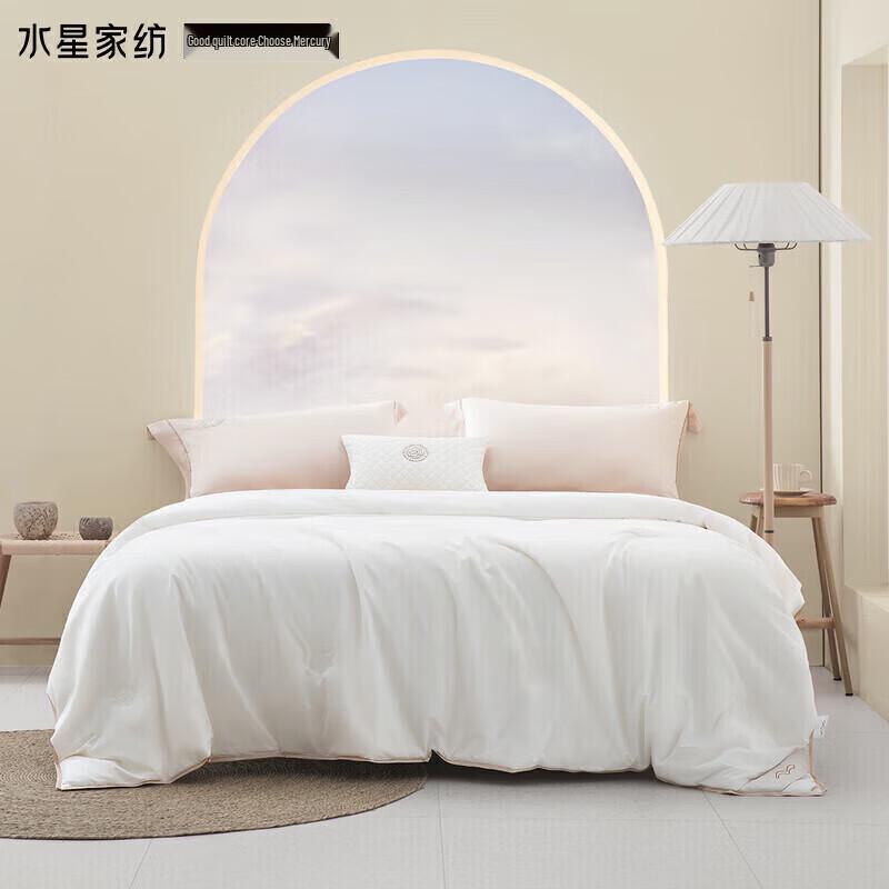 Mercury Home Textiles Star Silky Antibacterial Tussah Silk Quilt