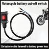 30/50/100cm Universal Motorcycle Kill Switch 12V/24V Heavy Duty Battery Disconnect Cable Waterproof Power Cut Off Switch