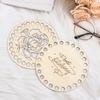 Row Line Tool Round Yarn Thread Holder Wood Thread Board Cross Stitch Embroidery Floss Organizer