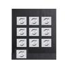 Bkqtn9 10pcs Car Badges Interior Nickel Stickers Badges Auto Decoration for Volvo V50 S40 S80 XC60 S90 XC90 S60 XC40 C40 S60 V90 EX90