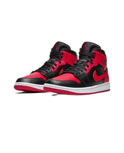 

Air Jordan Air Jordan 1 Mid Banned Jordan 1 AJ1 Mid Banned 554724-074 EU 44 чорний/червоний