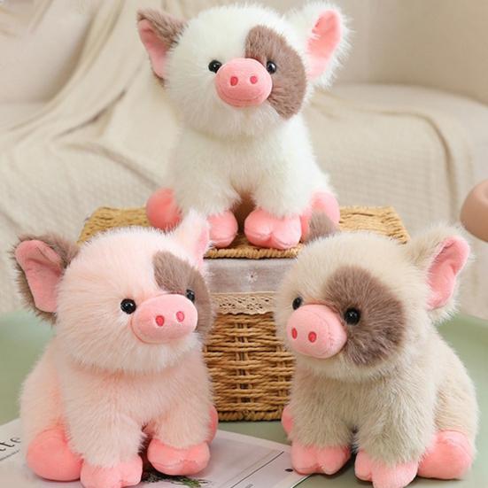 Yousheng Piggy Doll Plush Toy Soft Stuffed Pig Plush Cushion Realistic Pig Plush Toy Bedside Companion Birthday Gift Holiday Present Decorative Toy