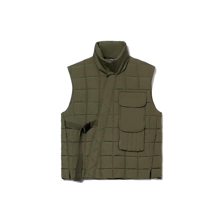 Li Ning Vests Men s Green Stand Collar Moderate Other AMMR017-3 L