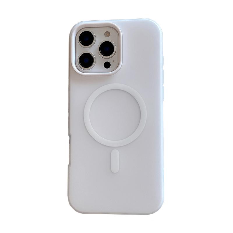 Candy Color For Magsafe Magnetic Wireless Charging Phone Case For iPhone 17 Air 16 15 14 13 Pro Max 2 In 1 Matte TPU Back Cover