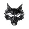 Werewolf Half Face Pu Mask Cosplay Animal Beast Wolf Masks Carnival Halloween Dress Up Party Costume Props High Quality