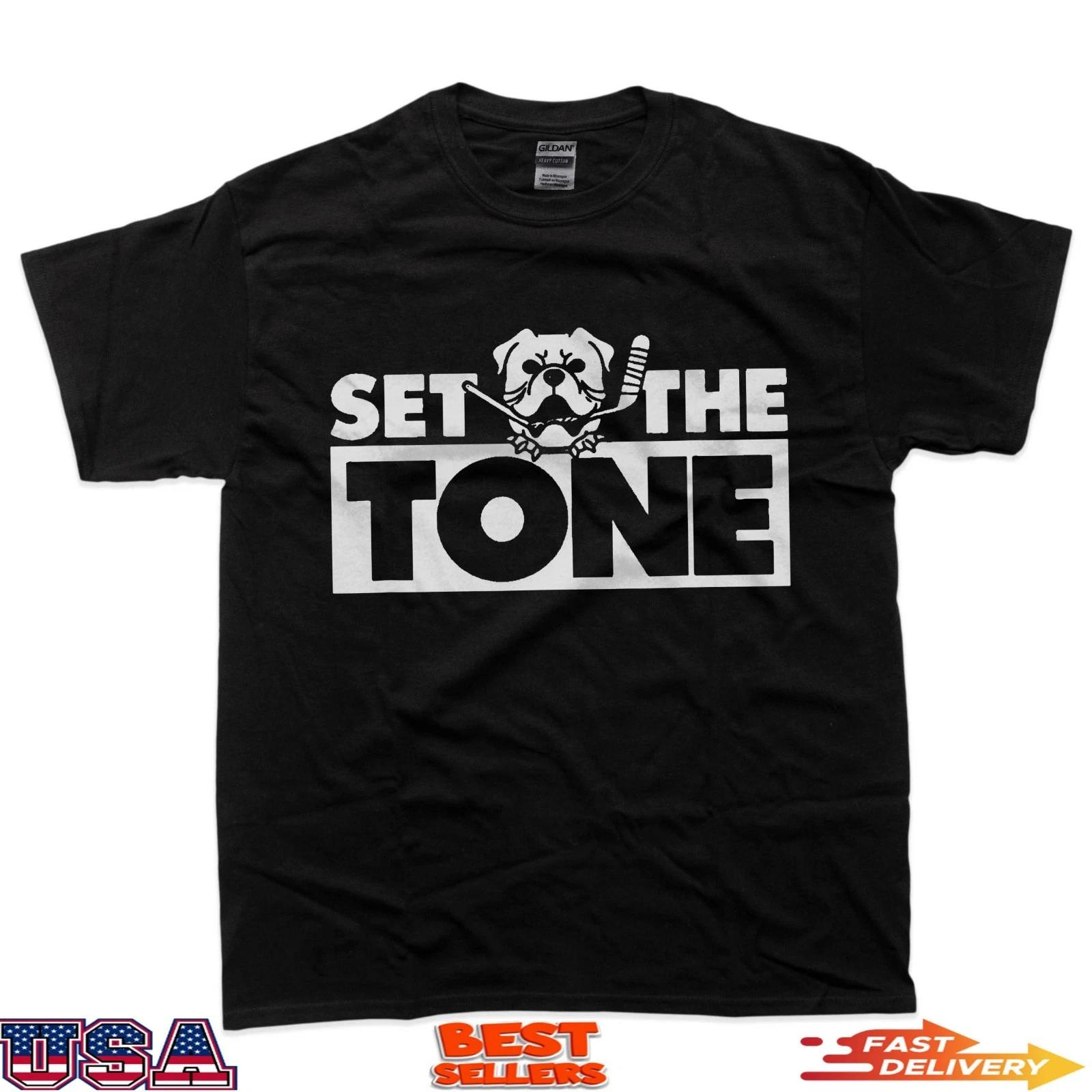 

Set The Tone Bulldog Hockey Grit Graphic T-Shirt XL