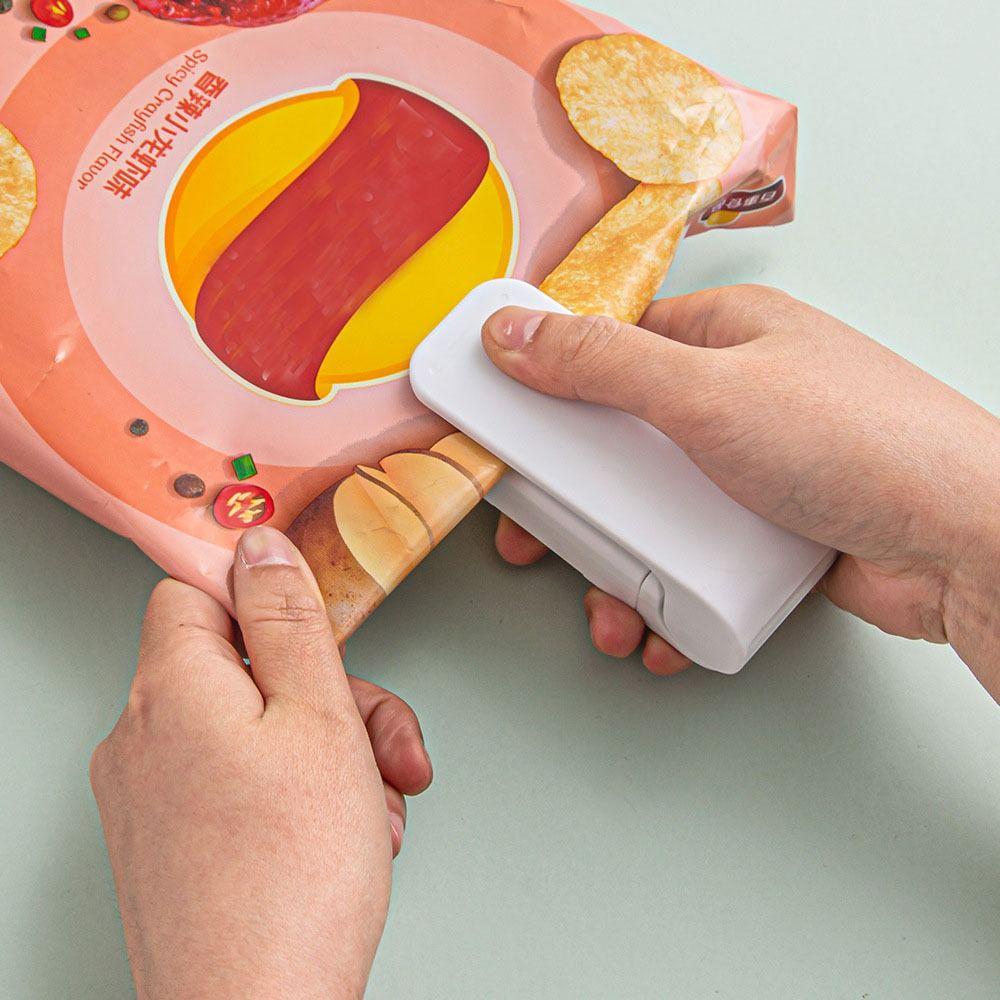 Plastic Heat Bag Sealing Machine Mini Snack Bag Sealing Clip Gadgets Food Bag Sealer