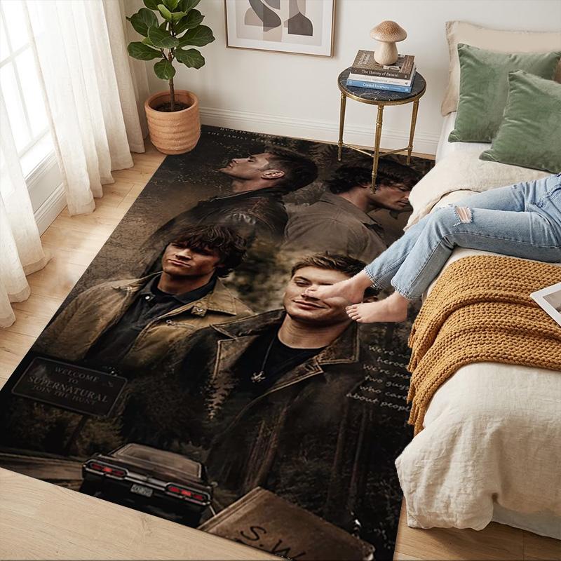 Supernatural Journey Living Room Nonslip Area Rug Soft Carpet For Bedroom Game Playroom Sofa Office Home Decor Doormat Christmas Gift C92288
