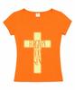 VENHIT Holy Sin U-Neck Slim Fit Short Sleeve T-Shirt