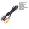 Audio Line HD-compatible Stable Output Multi-purpose Enhance Gaming Experience Game Console AV Cable for N64/for Game Cube/for Super-Nintendo