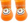 4Pcs Pet Rain Boots Monkey Print Waterproof Lightweight Cartoon Pattern Fastener Tape Dog Shoes for Outdoor