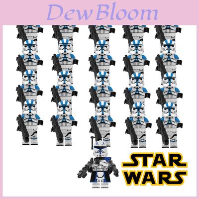 21 Bucăți Cuburi de Construcție Jucărie Robot Pentru Joc Creativ Compatibil Cu Seria Lego Star Wars