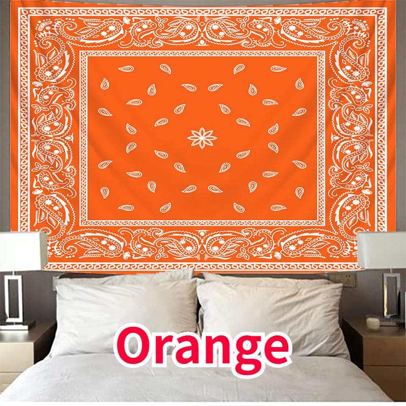 Gobelin Ścienny Wzór Bandana Sztuka Dekoracja Domu Gobelin z Nadrukiem Mandali do Sypialni Salonu Dekoracja Wzór Retro