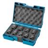 Coffret 9 Douilles - MAKITA - B-66232 - Rallonge 1/2' - CR-MO - 150mm