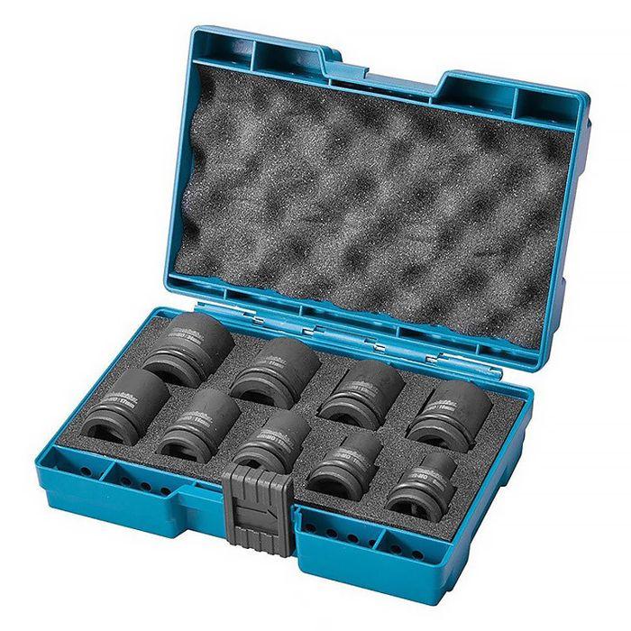 Coffret 9 douilles - MAKITA - B-66232 - Rallonge 1/2' - CR-MO - 150mm