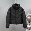 Winter 2025 new cotton-padded jacket women's Korean version of cotton-padded clothing loose small thickened jacket stand-up collar cotton-padded