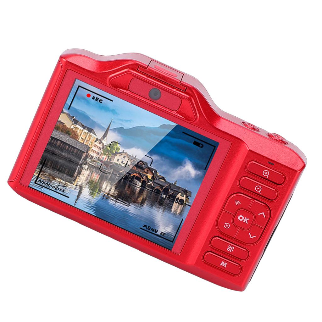 4K 64MP Camera for Photography WiFi Camera with Auto   Dual Camera 18X Digital Zoom 1200mAh Battery for Travel