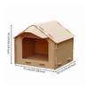 Outdoor Feeding Shelter Sturdy Cat House Safe for Garden