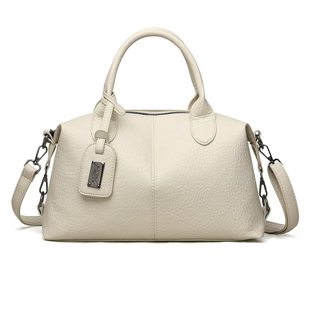 Women's PU Leather Hobo Shoulder Bag Large Capacity Casual Tote Handbag