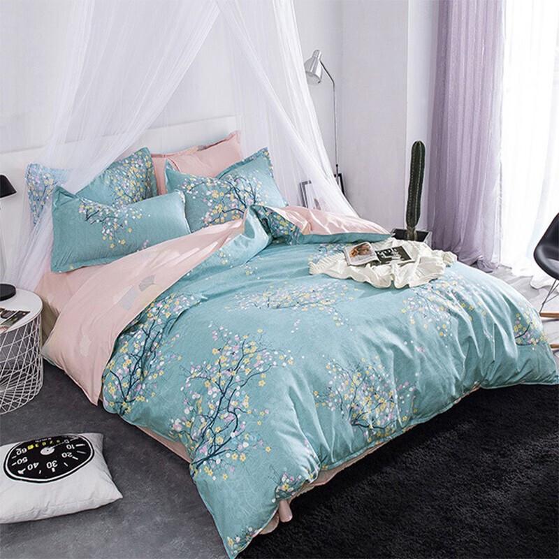 PLOVER Spring Bloom 4-Piece Bedding Set