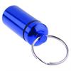Small Tablets Holder Pill Case First Aid Container with Key Ring Key Chain