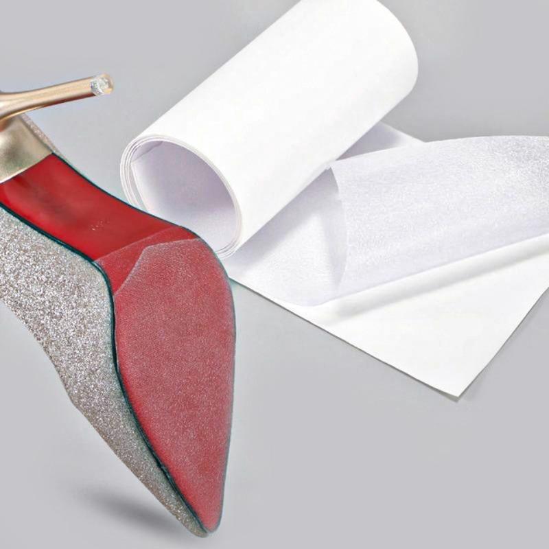 1 Stück Selbstklebende Rutschfeste Sohle Abriebschutzaufkleber Transparent Abriebschutz Sohlenaufkleber Gummi Sohle Verdicktes Abriebfestes Sohlenmaterial Negativ