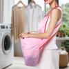 Wäsche-Schürze mit Tasche Tragbare Ärmellose Trockenschürze Wasserabweisendes Oxford-Gewebe Kleidungs-Organizer