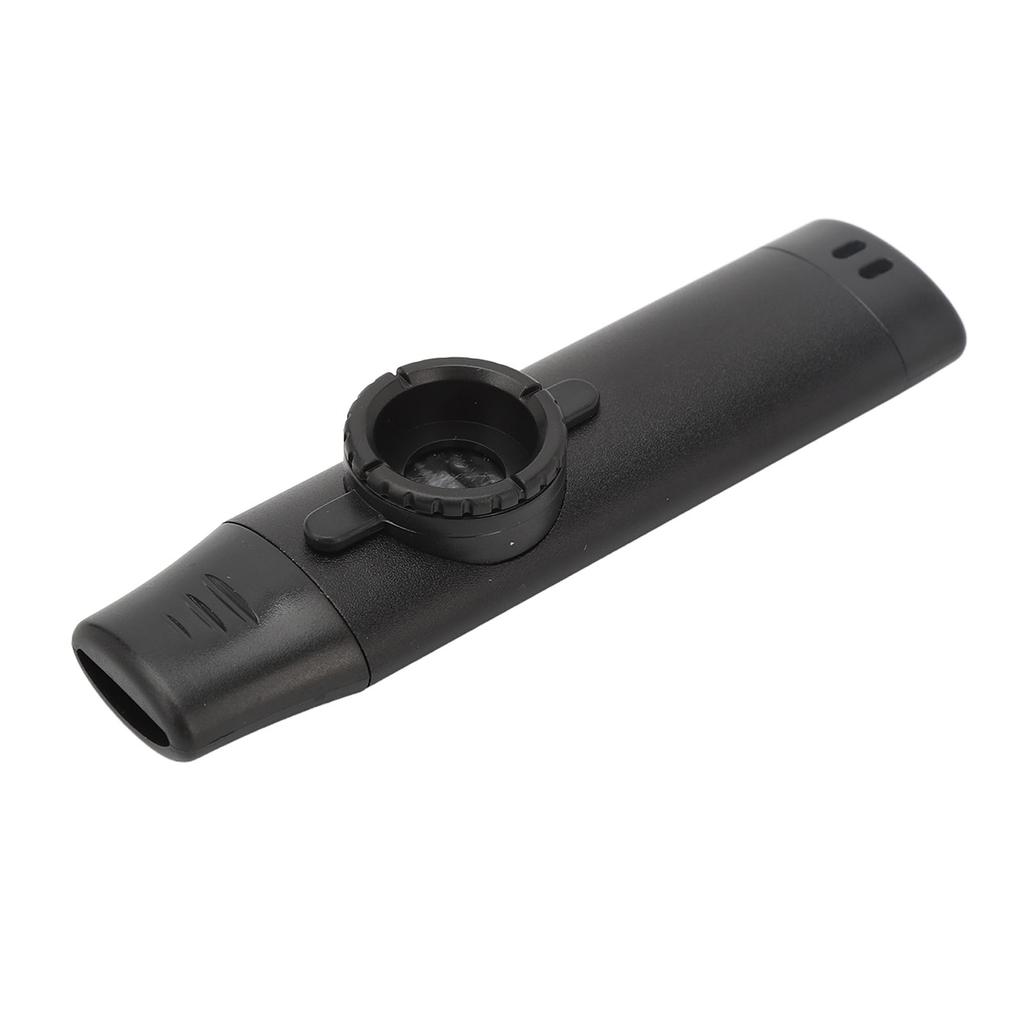 Elektrický kazoo s 5 flétnami, membrány, hliníková slitina, přenosný kazoo pro milovníky hudby, černý