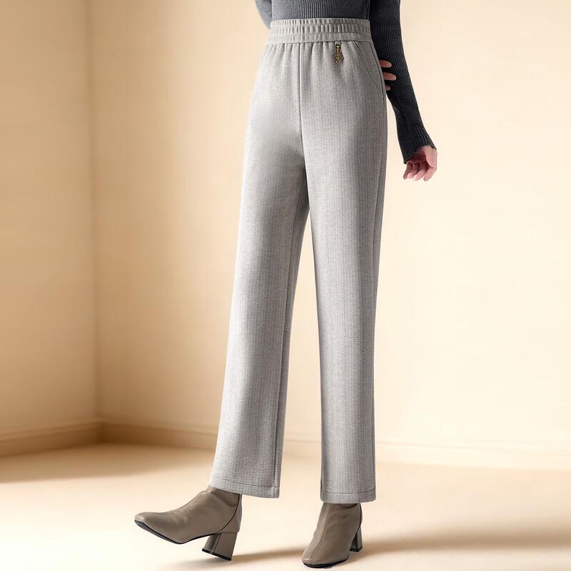 

Paster Women s Fleece-Lined Straight-Leg Casual Pants 4XL