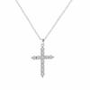 Trend Sweet And Cool Artificial Diamond Cross Pendant Pearl Personality Cool Wild Collarbone Chain Necklace Gift