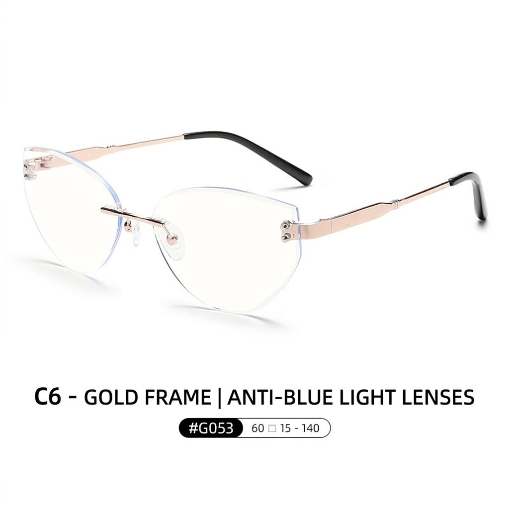

Rimless Eye Sunglasses Comfortable Fashion Rimless Shades Womens Fashion Sunglasses Stylish Uv400 Sunglasses