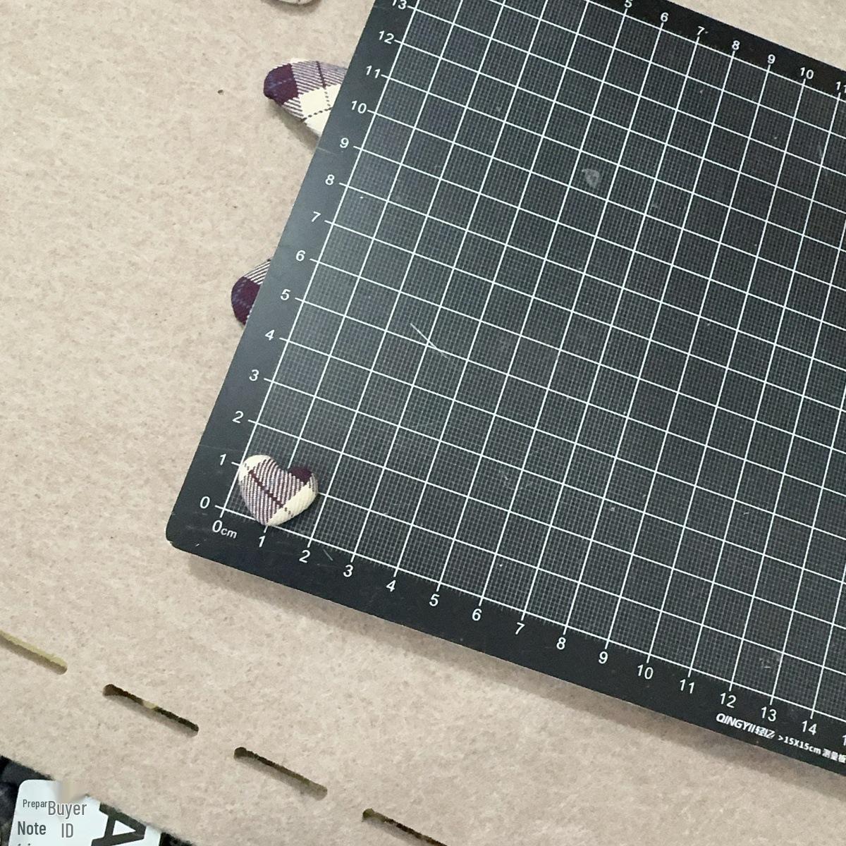 Versatile Retro Purple Plaid Geometric Hair Clip