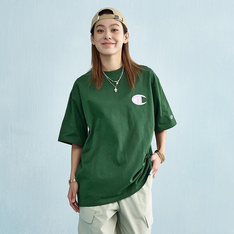 Champion Unisex Embroidered Loose Fit T-Shirt L