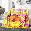 1pc Princess Strawberry10 Blanket, Gift, for Men and Women, Soft Blanket, Good for Sofa Bed Couch Travel, Lightweight Flannel Blanket