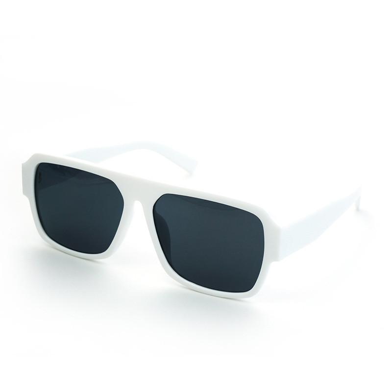 

Fashion Square Sunglasses For Men And Women Uv400 Polarized For Outdoor Activities WhiteFrameGrayLens