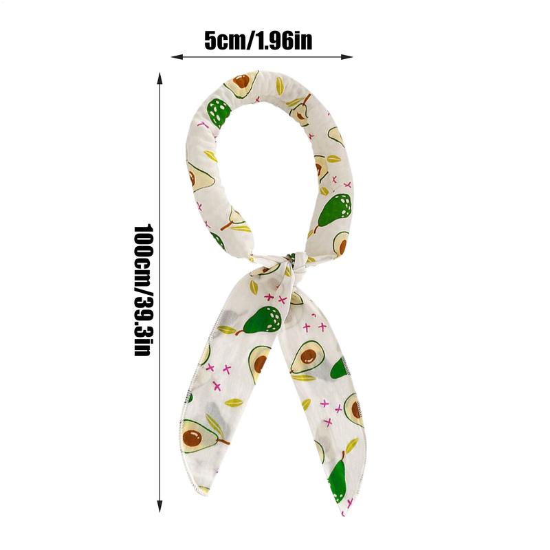 Dog Cooling Bandana Ice Scarf Bandana Instant Cooling Breathable Avocado Cat Scarf Pet Supplies Neck Cooler Wrap For Training