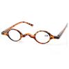 2023 Fashion Japanese Reading Glasses: Anti-Blue Light, Small Round Frame, Mini Spring Temples