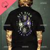 Gothic Harajuku Biker Skull Graphic Tshirts Men Fashion Trend Short Sleev Tops Dark Punk Skulls Retro T Shirt Male Oversized Tee