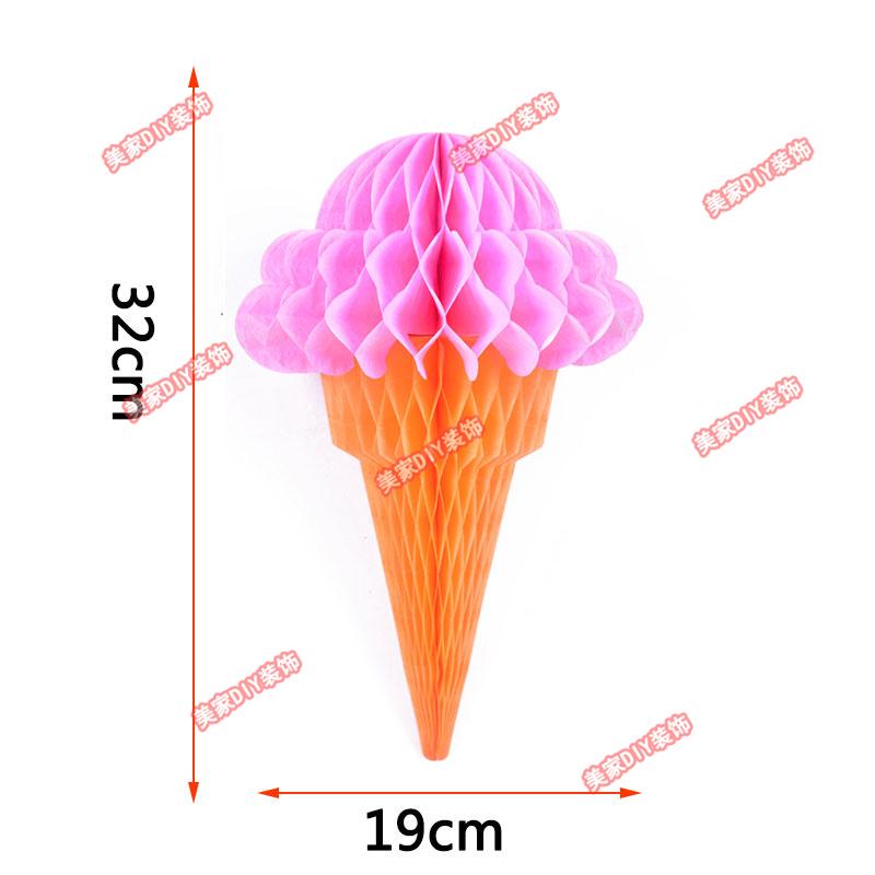 Spring Tropical Fruit Party Ceiling Decorations: Pineapple, Strawberry, Apple, and Grape Honeycomb Balls