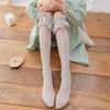 Classical Solid Color Over Knee Length Socks for Kids Soft Nylon Long Tube Socks for Party Outfits and School Event