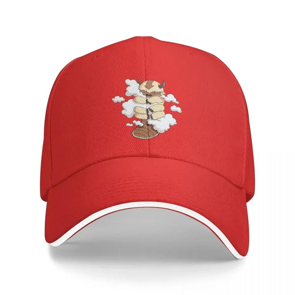 Appa Cuddling Clouds Avatar The Last Airbender Cap Fashion Casual Baseball Caps Adjustable Hat Summer Unisex Baseball Hat