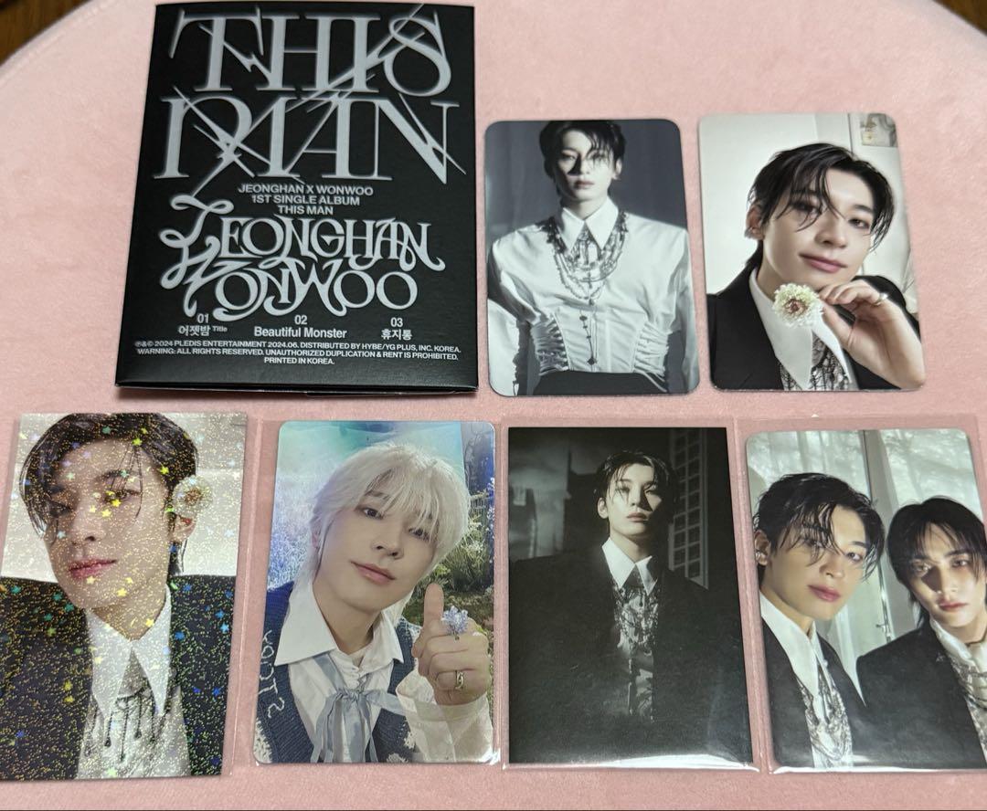 

[USED] SEVENTEEN Wonwoo trading card